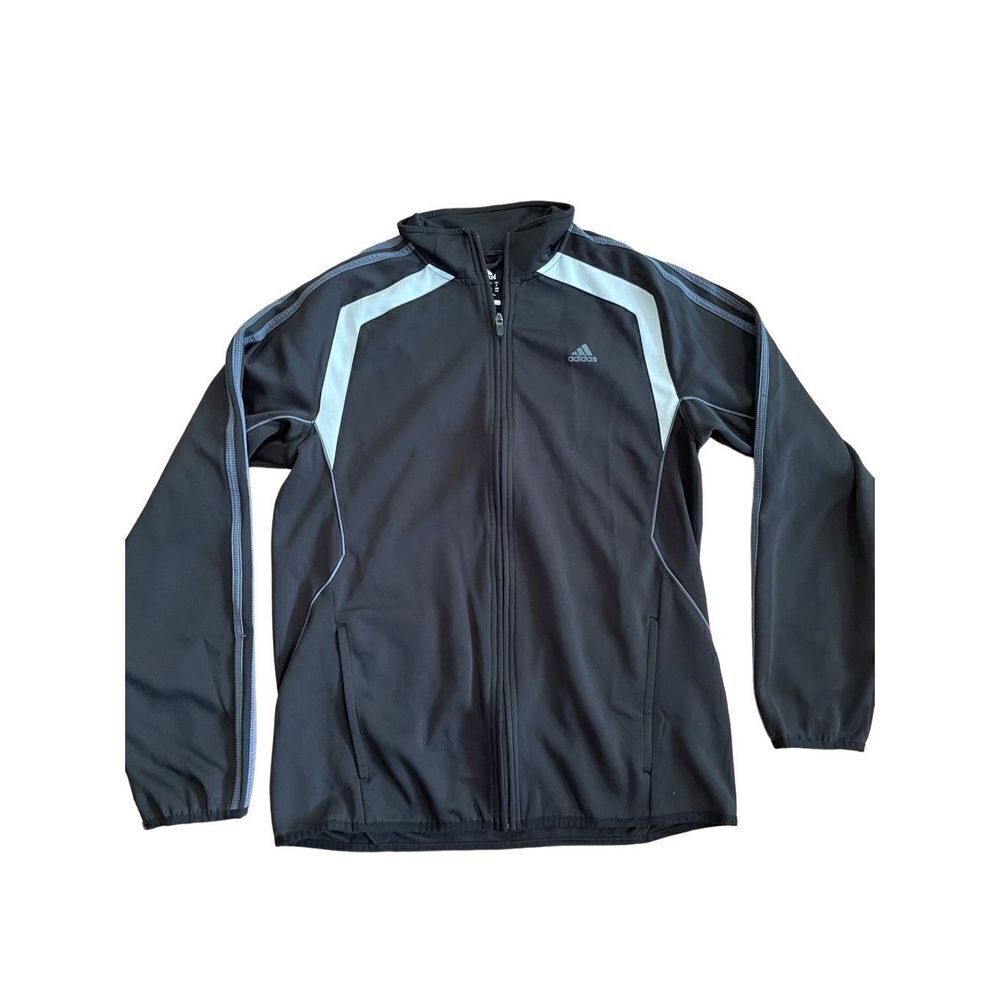 Adidas LOYAL Adult Contrast Warm Up Sports Jacket medium black
